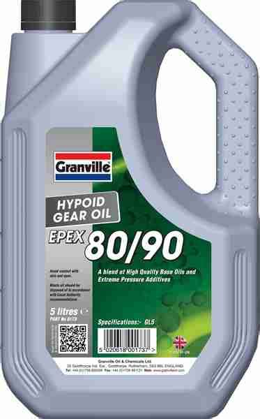 Epex 8090 Hypoid Gear Oil 5 Litre 0173 Granville