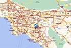 Anaheim, California Map