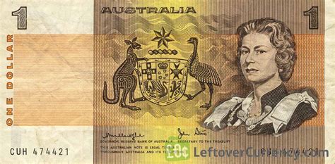 1 Australian Dollar Banknote Exchange Yours For Cash Today