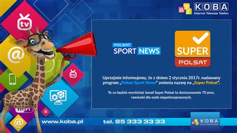 Polsat sport posiada prawa do transmisji wielu rozgrywek z różnych dyscyplin sportowych. UWAGA! Program Polsat Sport News zmienia nazwę na Super ...