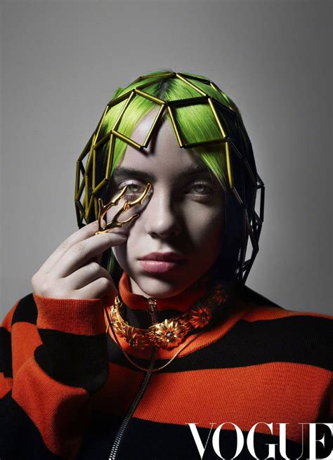 Billie eilish stuns on the june cover of 'british vogue,' rocking a corset and honey blonde locks. Billie Eilish - Vogue China June 2020 (7 Photos)