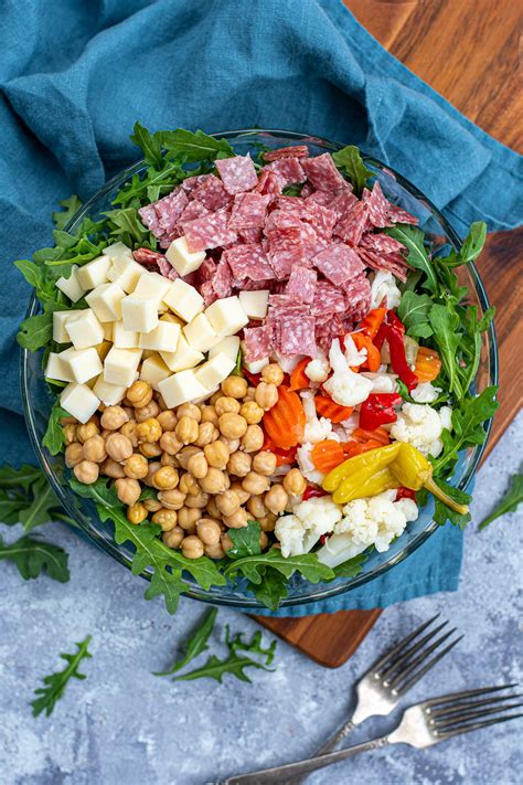 Easy Antipasto Salad With Oregano Dressing The Schmidty Wife