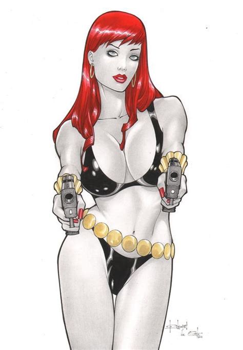Black Widow By Rubismar Da Costa Marvel Comics Sexy Black Widow