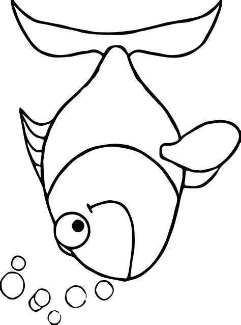 Colorful Cartoon Fish Coloring Home