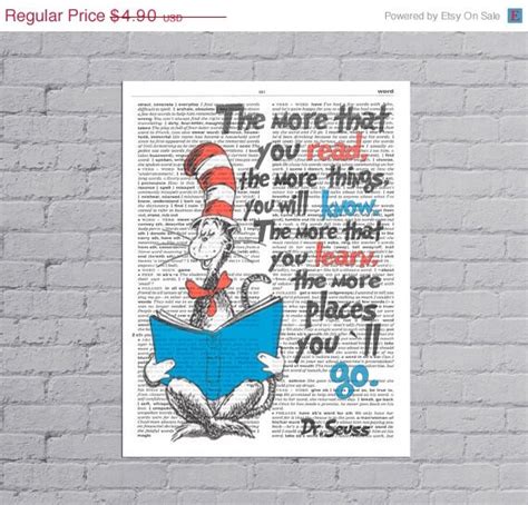 On Sale Dr Seuss Quote Printable Nursery Decor By Atartdigital