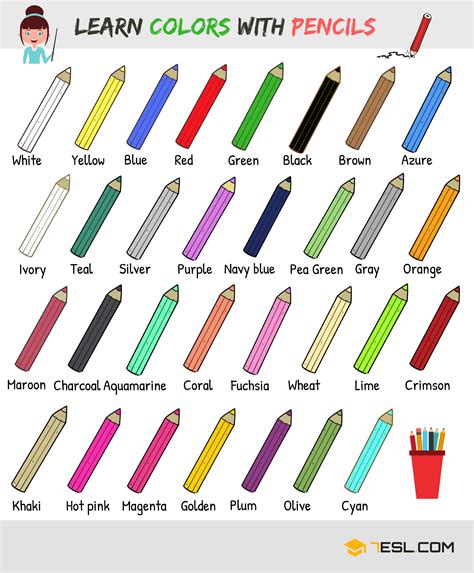 Colours And Shapes Vocabulary: List Of Colours & Shapes ...
