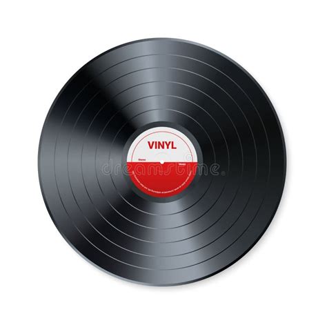 Vinyl Music Record Design Of Retro Audio Disk Realistic Vintage