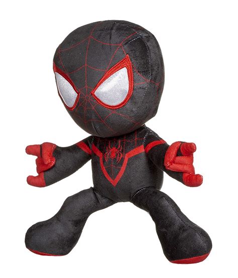 Official Marvel Comics Black Morales Spiderman Pose 12 Soft Toy Plush