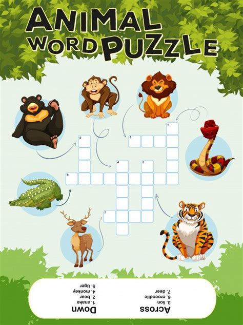 Word Wall Games Animals Ihsanpedia