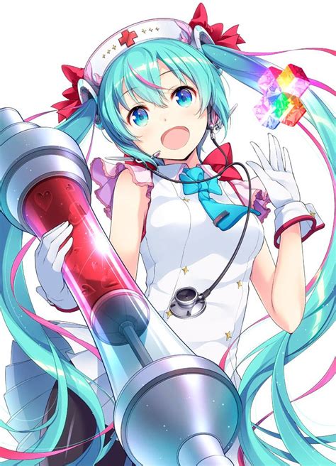 Nurse Hatsune Miku Vocaloid Rawwnime