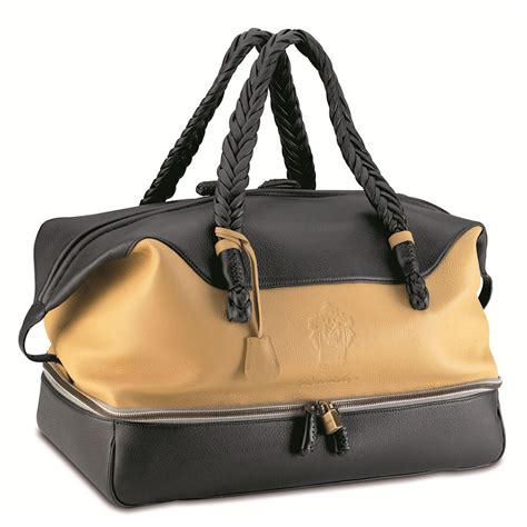 Pineider Cervinia Deerskin Leather Womens Travel Bag