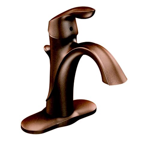 Moen Eva Single Hole Single Handle High Arc Bathroom Faucet In Oil Rubbed Bronze The Home