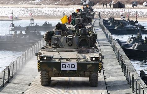 South Korean K1 Mbt K21 Ifv Participate In Military Exercise Global
