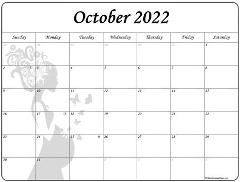 October 2022 Pregnancy Calendar Fertility Calendar