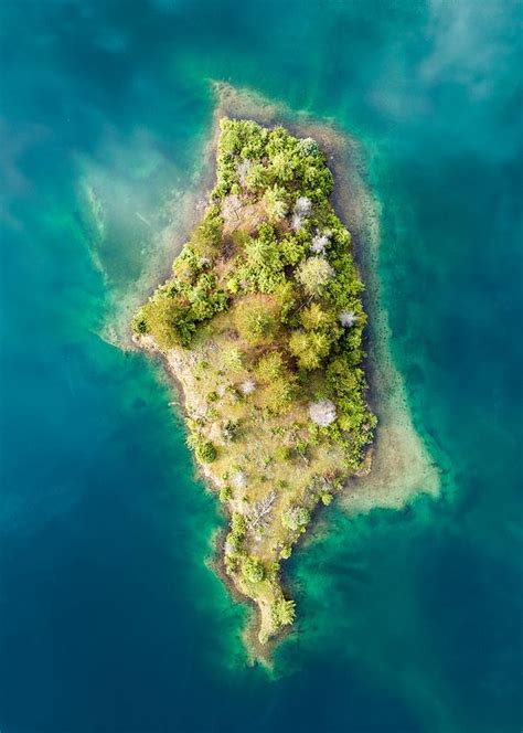 Tiny Island Drone Photography Island Pictures Aerial Photography