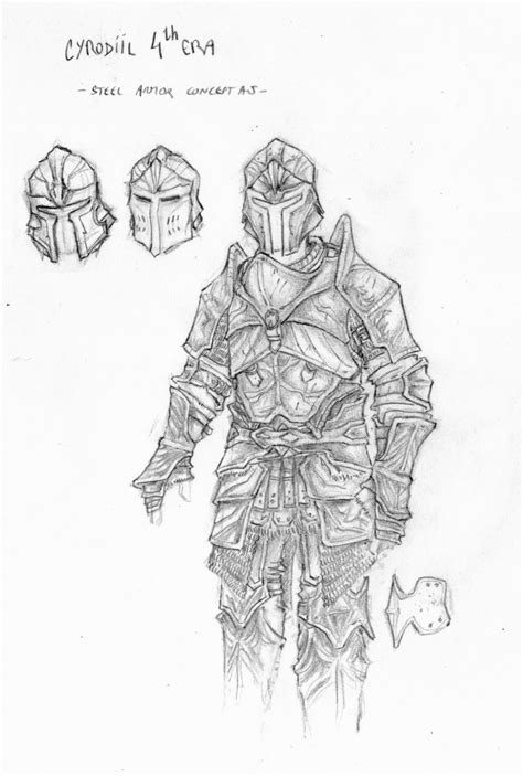 Cyrodiil Steel Armor Concept Art By Beyondskyrim On Deviantart