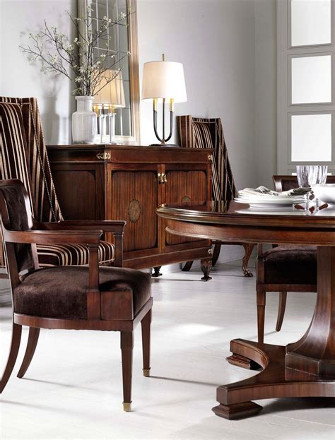 Our living rooms wear a lot of hats: Hickory Chair Riverhouse Table | Dining room furniture ...