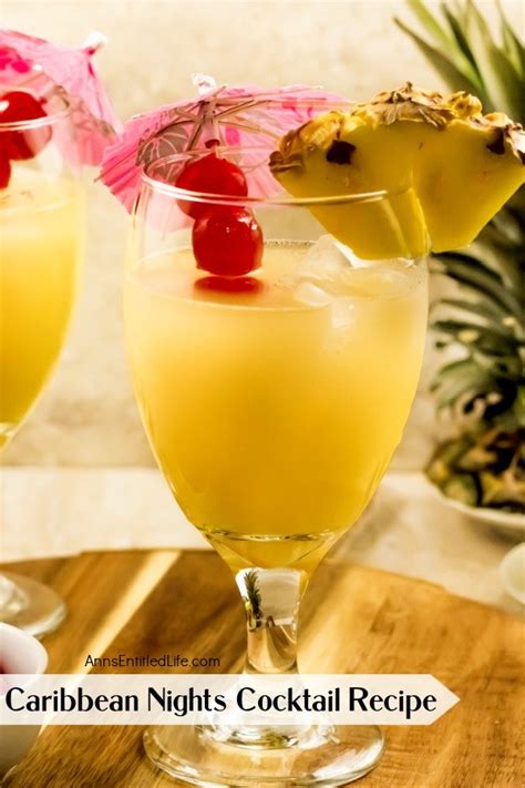 Caribbean Nights Cocktail Recipe