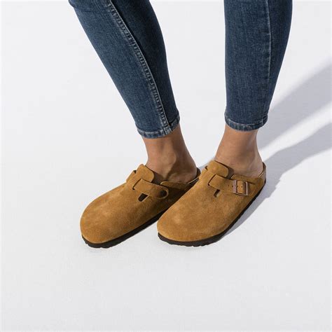 Birkenstock Boston Soft Footbed Suede Narrow Clog - Women's - Footwear