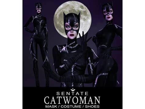 Catwoman By Sentate The Sims 4 Download Sims Sims