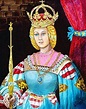 Portrait of Barbara Celjska (Cili), Holy Roman Empress and only Slovene ...
