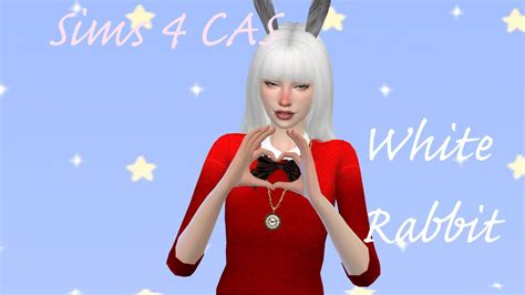 Sims 4 Create A Sim White Rabbit Youtube