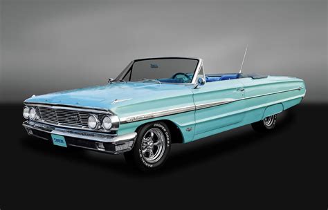 1964 Ford Galaxie 500xl Convertible 64gal500xlgry9222 Photograph By