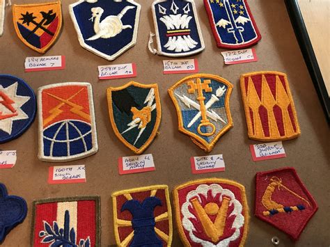 Vintage Us Military Unit Patches Infantry Armor Special Units Etsy