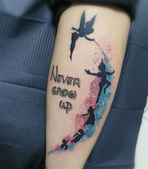 Peter Pan Tattoos Never Grow Up