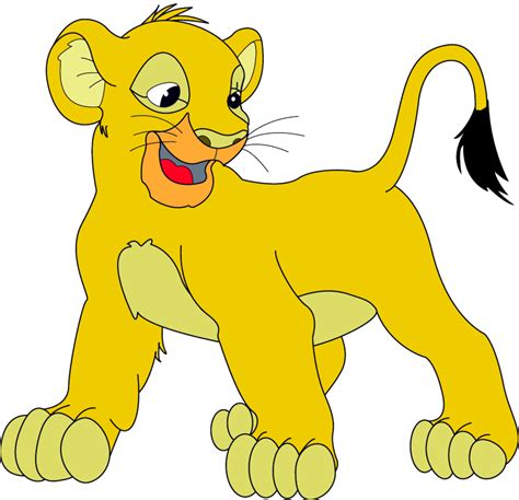 Free Cartoon Lion Svg Golden Lion Cartoon Character