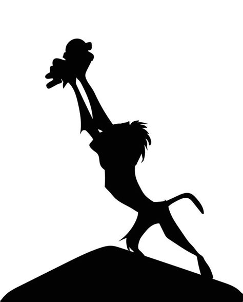 Lion King Silhouette Graphic T Shirt By Upbeat In 2021 Lion King