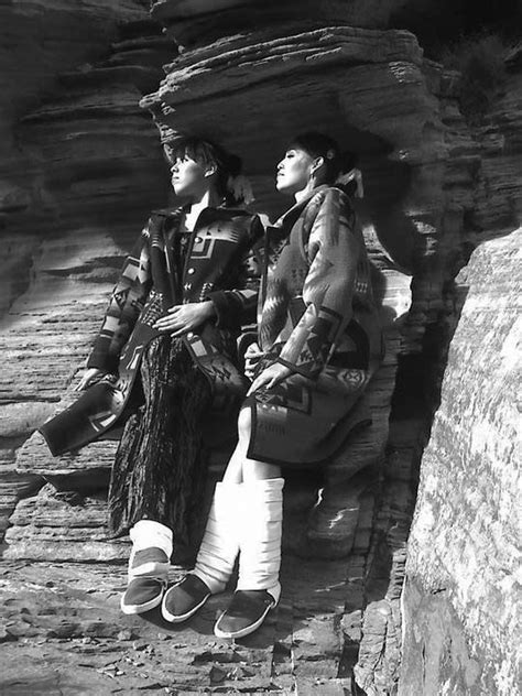 Navajo Native Beauties With Deerskin Boot Moccasin Wraps Navajo Nation Native American