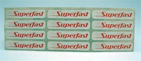 Superfast Label Harveys Matchbox