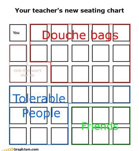 I Waste So Much Time Funny New Teachers Seating Charts