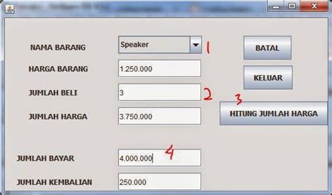 Cara Membuat Program Sederhana Transaksi Penjualan Menggunakan Java