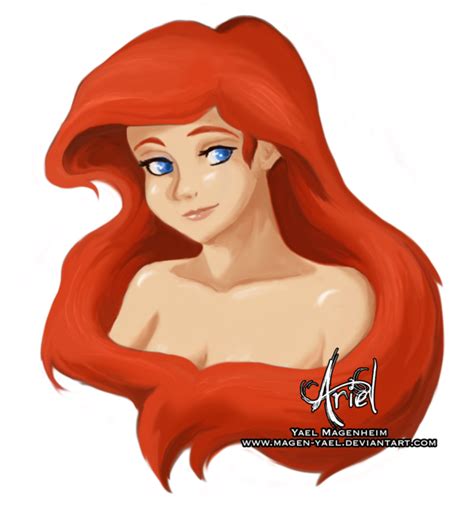 Ariel Portrait The Little Mermaid Fan Art 26322643 Fanpop