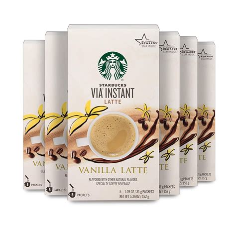 Starbucks Via Instant Coffee Flavored Packets — Vanilla