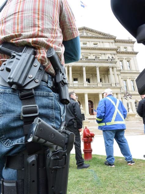 Democrats Seek Ban On Guns As Open Carry Gun Rights Advocates March At