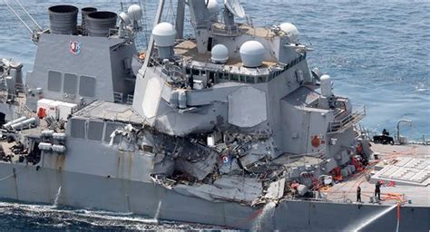 10 Us Navy Sailors Missing After Warship Collision Near Singapore