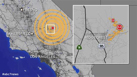 California Quake Map Shows More Than 245 Aftershocks Since 64