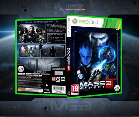 Mass Effect 3 Xbox 360 Box Art Cover By E Volition
