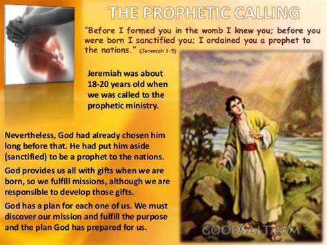 01 The Prophetic Calling Of Jeremiah