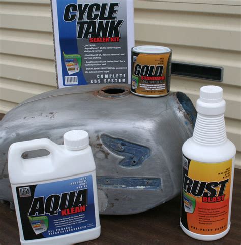 A plastic gas tank can weigh less than half of a comparable metal gas tank and it is easy to mold into shapes to fit odd configurations. Howie How To - KBS Coatings - Gas Tank Sealer - Stop Rust