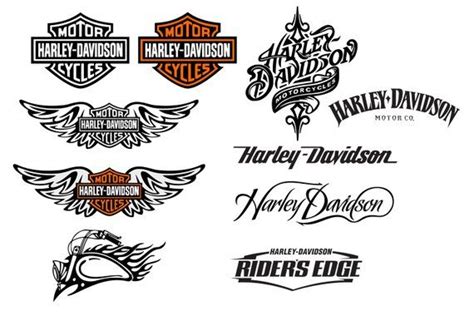 Free Harley Davidson Logo Svg File Svg File Cut Cricut