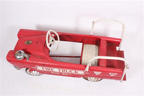 Lot Murray Fire Truck Pedal Car Engine Co 1 1959