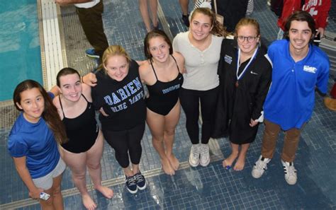 Three Dhs Varsity Girls Divers Place High In Ciac Diving Championships