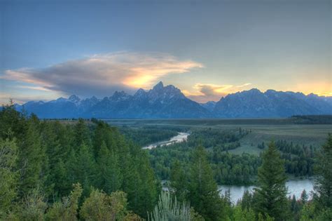 Grandtetonhdr1 V2 Grand Tetons In Hdr From The Snake Ri Brian