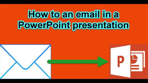 How To Insert An Email Outlook In A Powerpoint Presentation Youtube