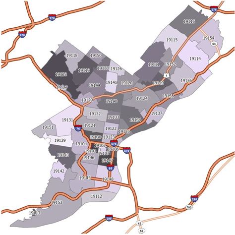 Map Of Philadelphia Zip Codes Zip Code Map Of Philadelphia Sexiz Pix