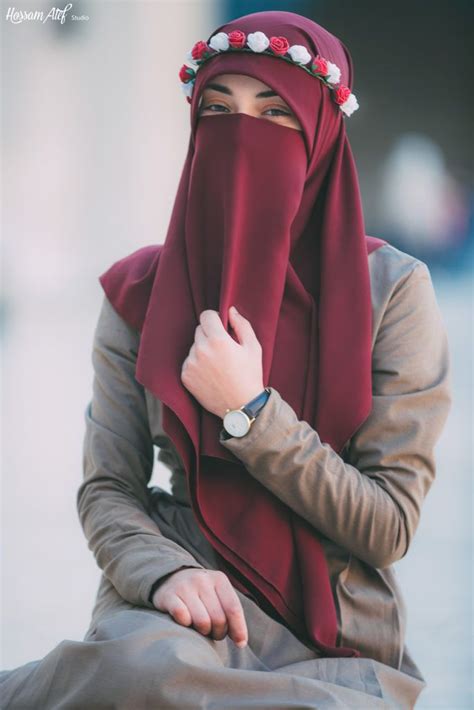 Headdress Worn By Arab Women Islami Giyim Kad N Ba Rt S Modas